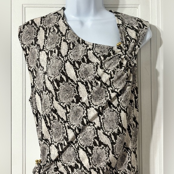 A. L.C.
Beale Snakeskin Print Cutout Midi Dress size 14 - Picture 6 of 12